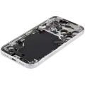 Back Housing W/ Charging Port Flex & Small Parts For iPhone 17 Pro (EU / Global Version) (Used OEM Pull: Grade C) (Silver)