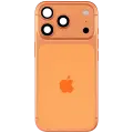 Back Housing W/ Charging Port Flex & Small Parts For iPhone 17 Pro (EU / Global Version) (Used OEM Pull: Grade C) (Cosmic Orange)