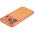 Back Housing W/ Charging Port Flex & Small Parts For iPhone 17 Pro (EU / Global Version) (Used OEM Pull: Grade C) (Cosmic Orange)