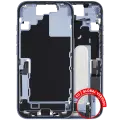 Mid-Frame Housing W/ Charging Port Flex & Small Parts For iPhone 17 (EU / Global Version) (Used OEM Pull: Grade C) (Mist Blue)