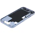Mid-Frame Housing W/ Charging Port Flex & Small Parts For iPhone 17 (EU / Global Version) (Used OEM Pull: Grade C) (Mist Blue)