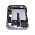 Mid-Frame Housing W/ Charging Port Flex & Small Parts For iPhone 17 (EU / Global Version) (Used OEM Pull: Grade C) (Mist Blue)