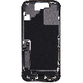 Mid-Frame Housing W/ Charging Port Flex & Small Parts For iPhone 17 (EU / Global Version) (Used OEM Pull: Grade C) (Black)