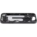Mid-Frame Housing W/ Charging Port Flex & Small Parts For iPhone 17 (EU / Global Version) (Used OEM Pull: Grade C) (Black)