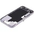 Mid-Frame Housing W/ Charging Port Flex & Small Parts For iPhone 17 (EU / Global Version) (Used OEM Pull: Grade B) (Lavender)