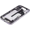 Mid-Frame Housing W/ Charging Port Flex & Small Parts For iPhone 17 (EU / Global Version) (Used OEM Pull: Grade B) (Lavender)
