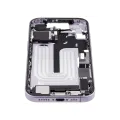 Mid-Frame Housing W/ Charging Port Flex & Small Parts For iPhone 17 (EU / Global Version) (Used OEM Pull: Grade B) (Lavender)