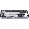 Mid-Frame Housing W/ Charging Port Flex & Small Parts For iPhone 17 (EU / Global Version) (Used OEM Pull: Grade B) (Lavender)