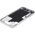 Mid-Frame Housing W/ Charging Port Flex & Small Parts For iPhone 17 (EU / Global Version) (Used OEM Pull: Grade B) (White)
