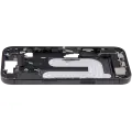 Mid-Frame Housing W/ Charging Port Flex & Small Parts For iPhone 17 (EU / Global Version) (Used OEM Pull: Grade B) (Black)