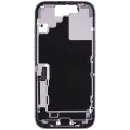 Mid-Frame Housing W/ Charging Port Flex & Small Parts For iPhone 17 (US Version) (Used OEM Pull: Grade C) (Lavender)