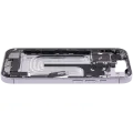Mid-Frame Housing W/ Charging Port Flex & Small Parts For iPhone 17 (US Version) (Used OEM Pull: Grade C) (Lavender)