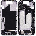 Mid-Frame Housing W/ Charging Port Flex & Small Parts For iPhone 17 (US Version) (Used OEM Pull: Grade B) (Lavender)