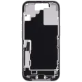 Mid-Frame Housing W/ Charging Port Flex & Small Parts For iPhone 17 (US Version) (Used OEM Pull: Grade B) (White)