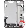 Mid-Frame Housing W/ Charging Port Flex & Small Parts For iPhone 16e / 17e (US Version) (Used OEM Pull: Grade B) (White)