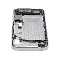 Mid-Frame Housing W/ Charging Port Flex & Small Parts For iPhone 16e / 17e (US Version) (Used OEM Pull: Grade B) (White)