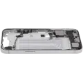 Mid-Frame Housing W/ Charging Port Flex & Small Parts For iPhone 16e / 17e (US Version) (Used OEM Pull: Grade B) (White)