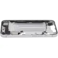 Mid-Frame Housing W/ Charging Port Flex & Small Parts For iPhone 16e / 17e (US Version) (Used OEM Pull: Grade B) (White)