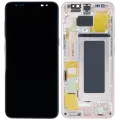 LCD Assembly With Frame For Samsung Galaxy S8 (Service Pack) (Pink)