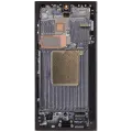 OLED Assembly With Frame For Samsung Galaxy S24 Ultra (US & International Version) (Aftermarket Pro) (120Hz) (Titanium Black)