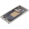 OLED Assembly With Frame For Samsung Galaxy S24 Ultra (US & International Version) (Aftermarket Pro) (120Hz) (Titanium Gray)