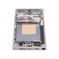OLED Assembly With Frame For Samsung Galaxy S24 Ultra (US & International Version) (Aftermarket Pro) (120Hz) (Titanium Yellow)
