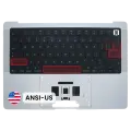 Top Case with Keyboard (ANSI US) For MacBook Pro 14" A3426 (2026) (Genuine OEM) (Silver)