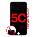 Complete LCD Assembly For iPhone 5C (With Front Camera: Prox Sensor & Ear Speaker) (Aftermarket Plus: Tianma) (Black)