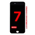 LCD Assembly With Steel Plate For iPhone 7 (Aftermarket Pro: XO7 Incell) (Black)