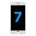 LCD Assembly With Steel Plate For iPhone 7 (Aftermarket: AQ7) (White)