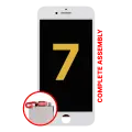 Complete LCD Assembly For iPhone 7 (With Steel Plate, Front Camera: Prox Sensor & Ear Speaker) (Refurbished) (White)