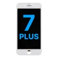 LCD Assembly With Steel Plate For iPhone 7 Plus (Aftermarket) (White)