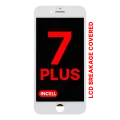LCD Assembly With Steel Plate For iPhone 7 Plus (Aftermarket Pro: XO7 Incell) (White)
