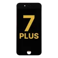 LCD Assembly With Steel Plate For iPhone 7 Plus (Refurbished: LG) (Black)
