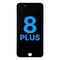LCD Assembly With Steel Plate For iPhone 8 Plus (Aftermarket: AQ7) (Black)