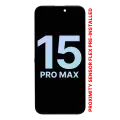 OLED Assembly With Proximity Sensor Flex Pre-Installed For iPhone 15 Pro Max (Service Pack)