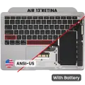 Top Case with Battery and Keyboard (ANSI US) For MacBook Air 13" A2337 (2020) (Space Gray)
