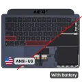 Top Case with Battery and Keyboard (ANSI US) For MacBook Air 13" A3113 (Used OEM Pull: Grade A) (Midnight)