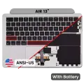 Top Case with Battery and Keyboard (ANSI US) For MacBook Air 13" A2681 (2022) (Silver)