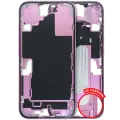 Mid-Frame Housing W/ Small Parts For iPhone 16 (US Version) (Used OEM Pull: Grade B) (Pink)