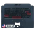 Top Case with Keyboard (ANSI US) For MacBook Air 15" A3448 (2026) (Genuine OEM) (Midnight)