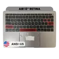 Top Case with Keyboard (ANSI US) For MacBook Air 13" A1932 (2018-2019) (OEM New) (Space Gray)