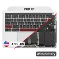 Top Case with Battery and Keyboard (ANSI US) For MacBook Pro 13" A1989 (2018-2019) (OEM New) (Silver)