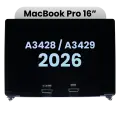Complete LCD Display Assembly (Nano Texture) For MacBook Pro 16" A3428 / A3429 (2026) (Genuine OEM) (Silver)