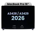 Complete LCD Display Assembly For MacBook Pro 16" A3428 / A3429 (2026) (Genuine OEM) (Space Black)
