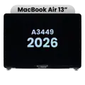 Complete LCD Display Assembly For MacBook Air 13" A3449 (2026) (Genuine OEM) (Silver)