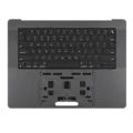 Top Case with Battery and Keyboard (ANSI US) For MacBook Pro 16" A2991 (2023) (Used OEM Pull: Grade A) (Space Black)