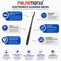 Anti-Static Electronics Cleaning Brush with Ultra-Fine Waved Bristles(PolarTronix)