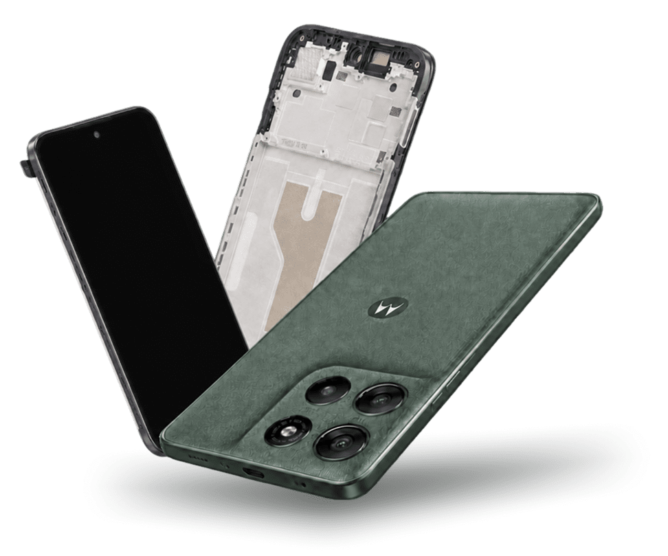 Motorola phones and displays